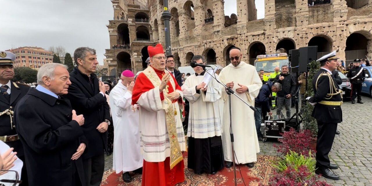 Il cardinale ungherese ha celebrato la bella tradizione degli automobilisti italiani