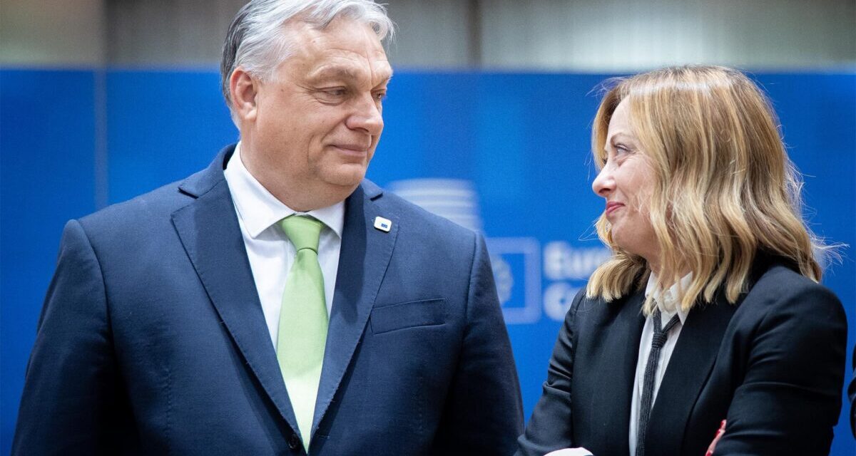 Zusammen könnten Le Pen, Meloni und Orbán den zweitgrößten Parteiblock des EP bilden
