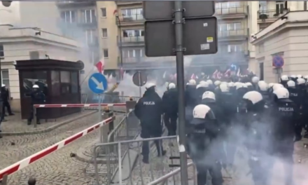 Schockierender Anblick in Warschau: Polizei schlägt protestierende Bauern (MIT VIDEO)