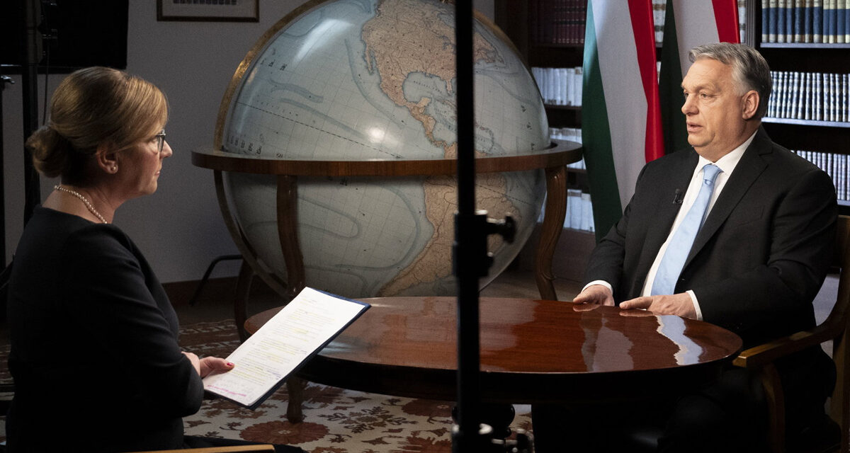 Amerikai útjáról adott exkluzív interjút Orbán Viktor