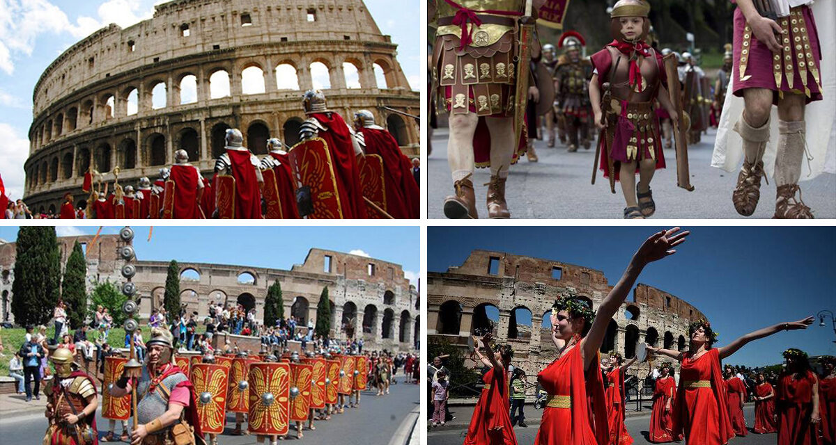 This is how Rome celebrates its 2777th birthday
