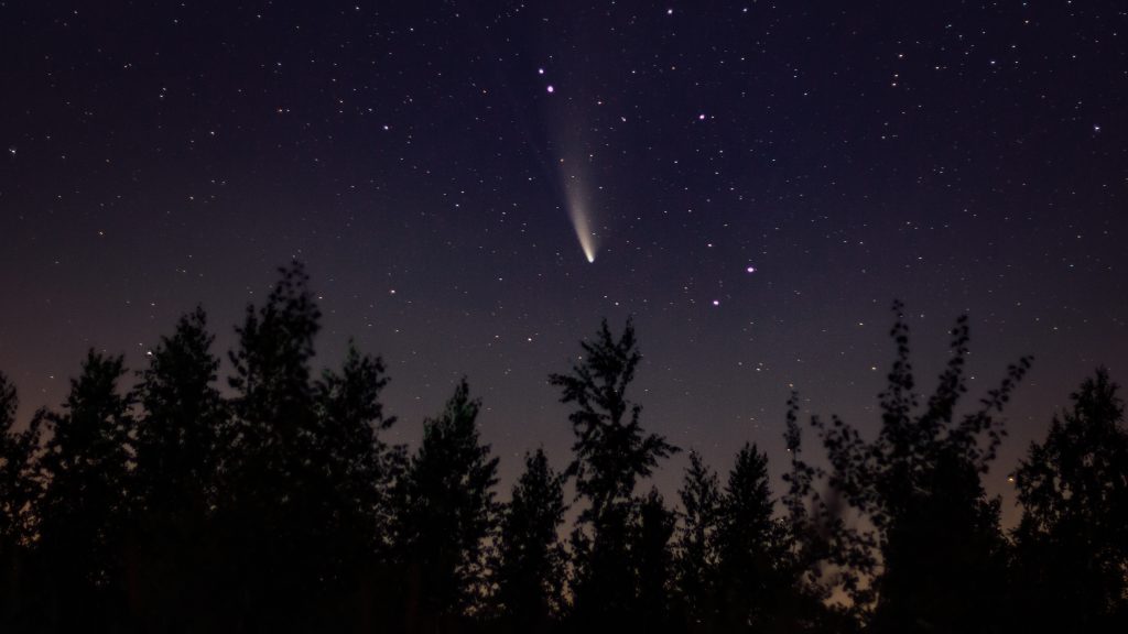 Der Komet des Jahres wird heute Nacht am Himmel erscheinen