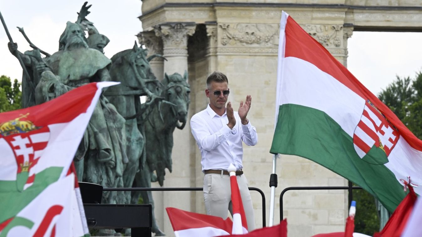 Magyar Péter hősök tere