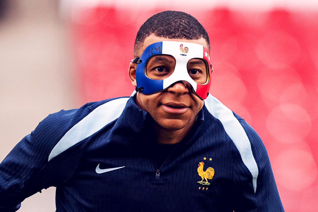 Kylian Mbappé foci eb 2024 francia