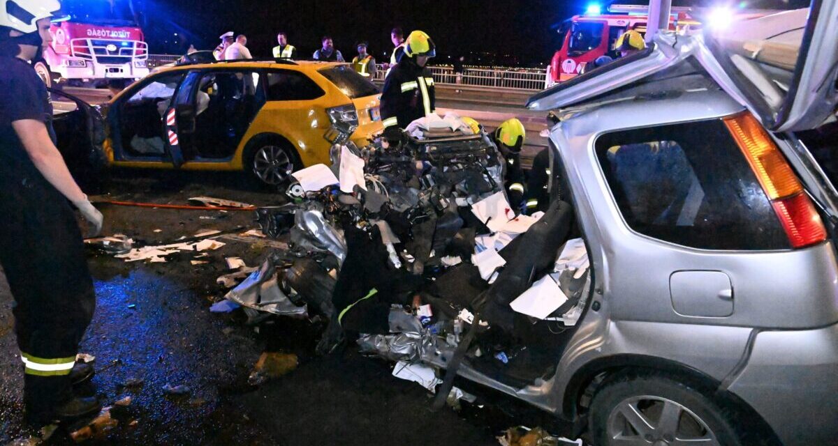 Autótolvaj okozott borzalmas balesetet az Árpád hídon – VIDEÓVAL