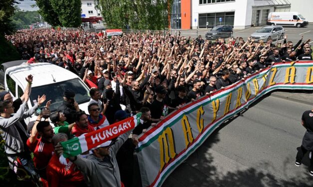 Hungarian fans were banned from the Dutch match