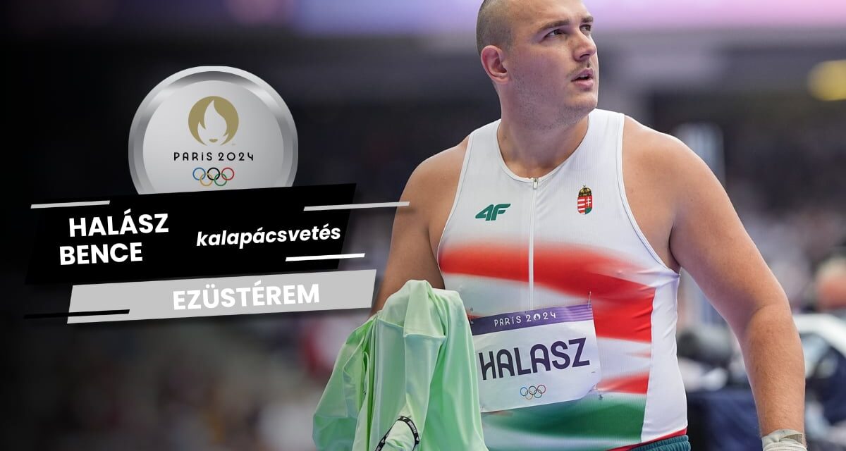 Hammer thrower Bence Halász won a silver medal