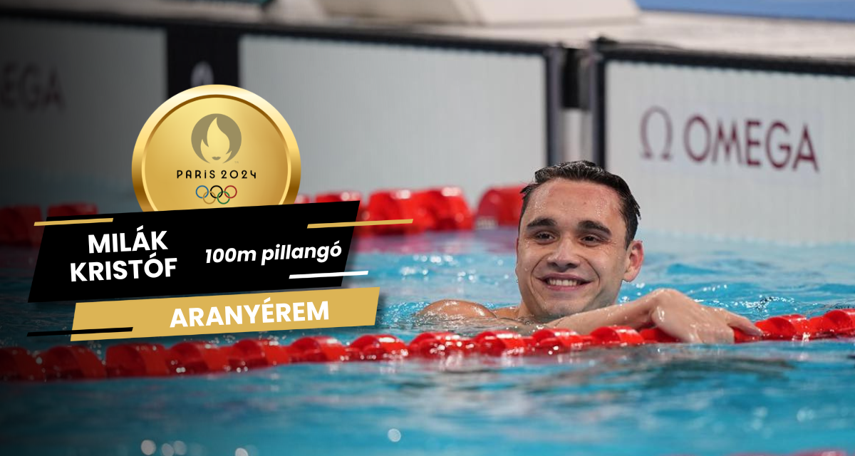 Kristóf Milák is the Olympic champion of the 100-meter butterfly!