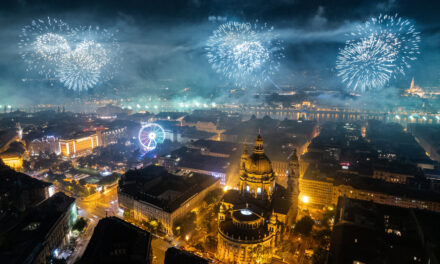 I fuochi d&#39;artificio a Budapest erano meravigliosi (video)