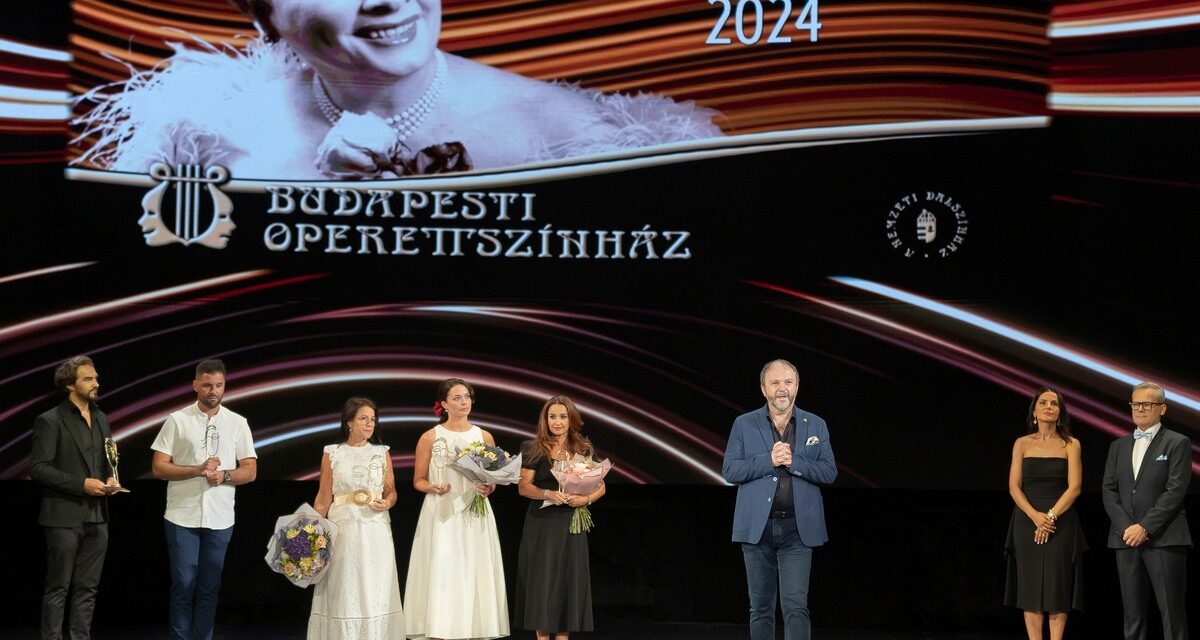 Attila Dolhai and Annamária Dancs received this year&#39;s Honthy Hanna award