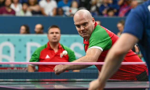 Péter Pálos bronze medalist in table tennis