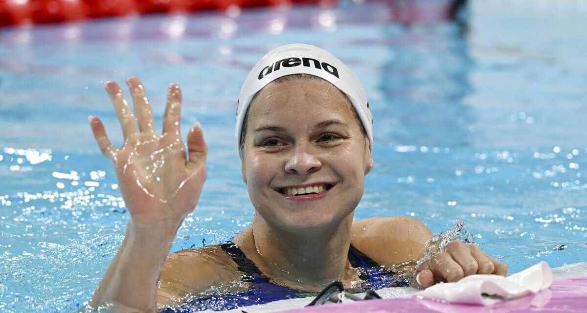 Bianka Pap is a bronze medalist in the 400-meter freestyle