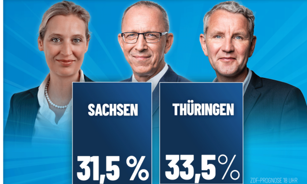 In Thüringen liegt die AfD an der Spitze, in Sachsen die CDU