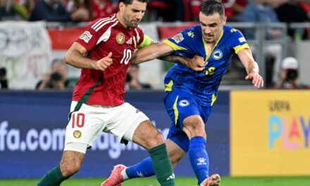 Despite the superiority, it was a goalless draw against the Bosnians