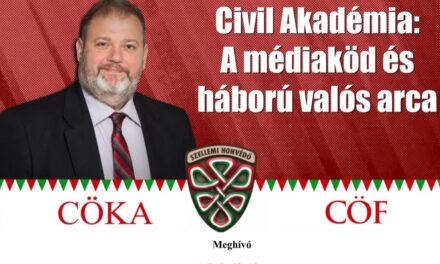 Meghívó Civil Akadémiára: A médiaköd és a háború valós arca