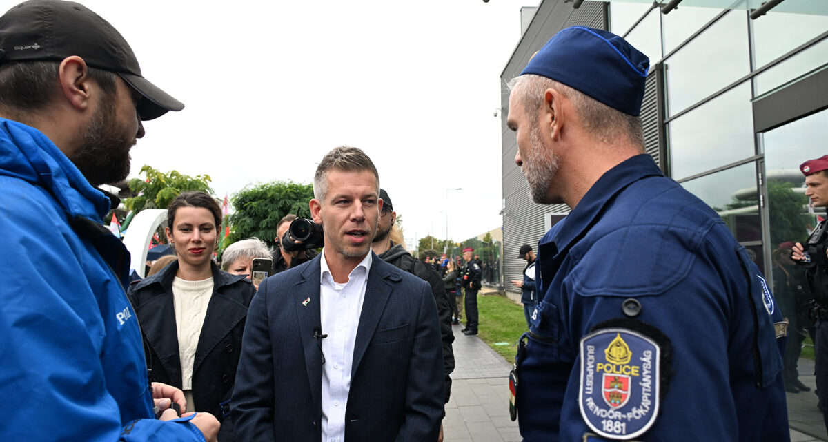 Mentre Péter Magyar protesta, il suo attivista che lo ha minacciato con un&#39;ascia è stato arrestato (video)