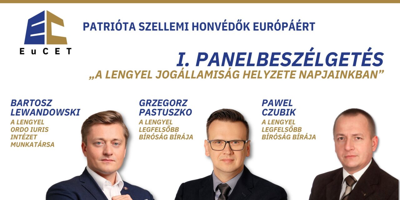 V. EuCET conference panel discussion - &quot;The current situation of the Polish rule of law&quot; (with video)