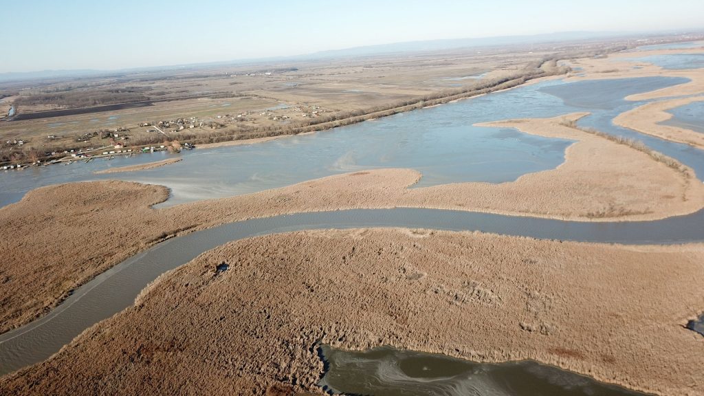 They drain Lake Tisza and adjust the winter water level in two stages