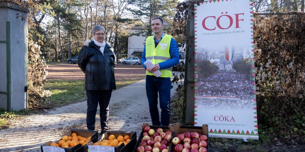 He brought more than twenty tons of fruit donations to CÖF-CÖKA child protection organizations (with video)