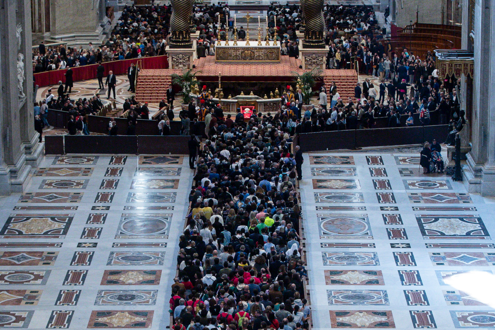 Ferenc-pápa-búcsúztatása