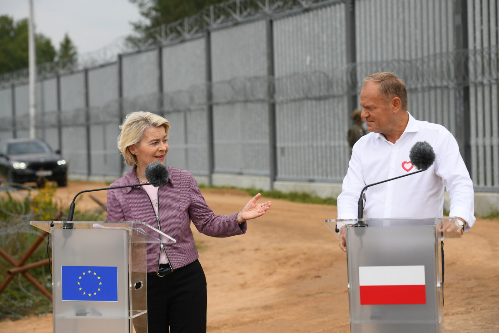 Donald Tusk és Ursula von der Leyen
