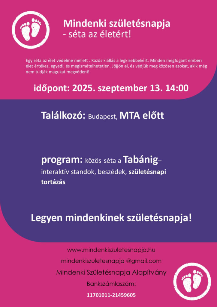 Mindenki Születésnapja 2025