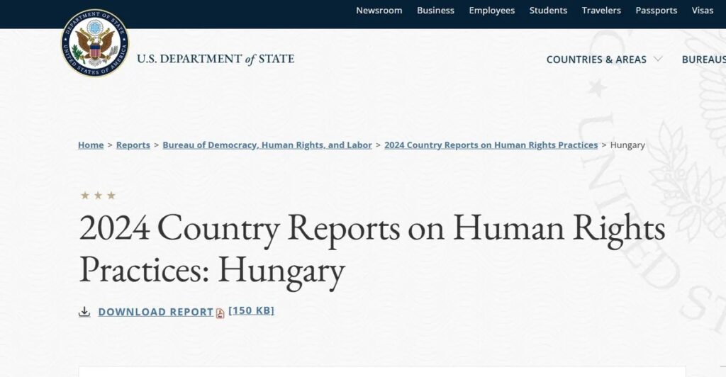 amerika magyar jelentés 2025