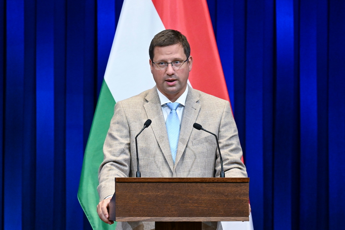 Gulyás Gergely kormányinfó