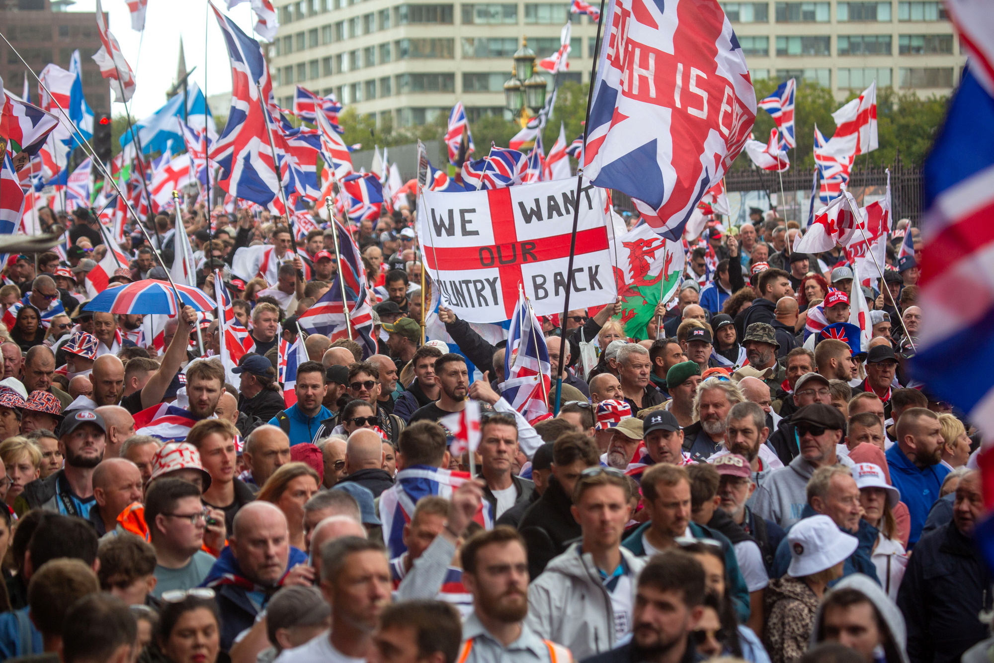 london-anglia-tüntetés-bevandorlásellenes