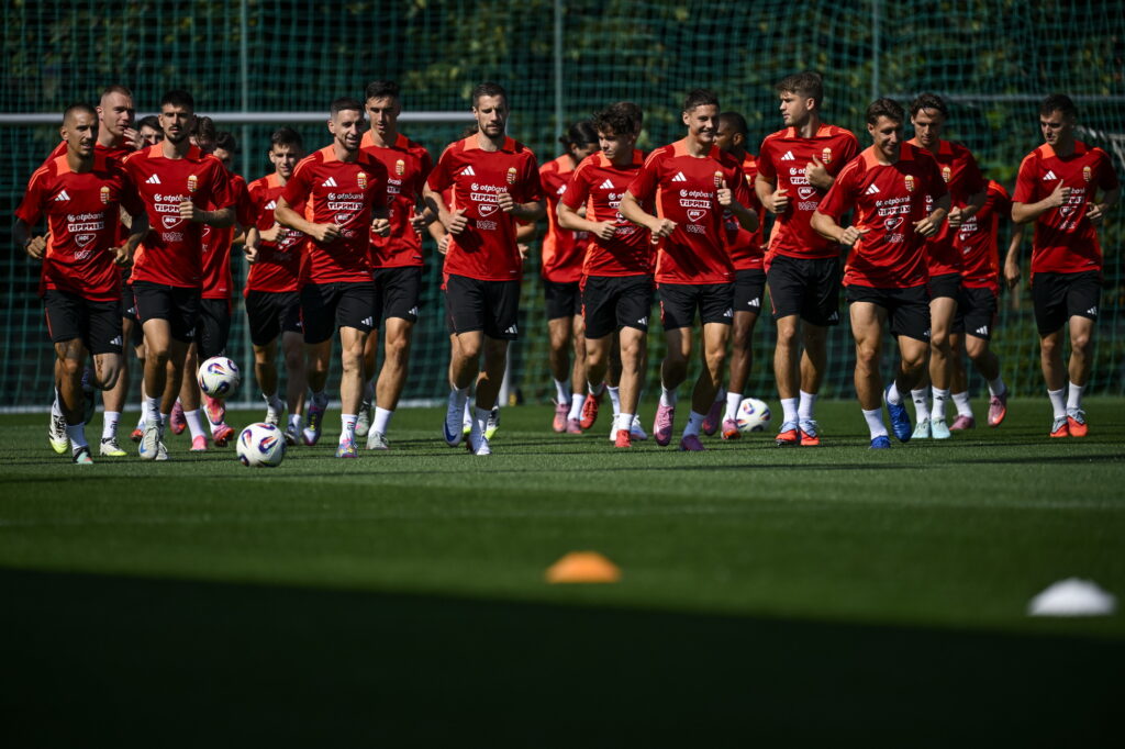 Ír-magyar - A magyar labdarúgó-válogatott edzése