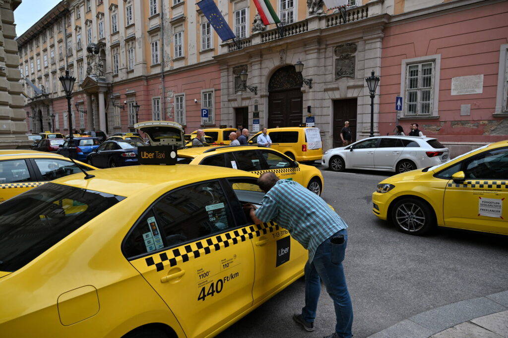 Taxis demonstráció 