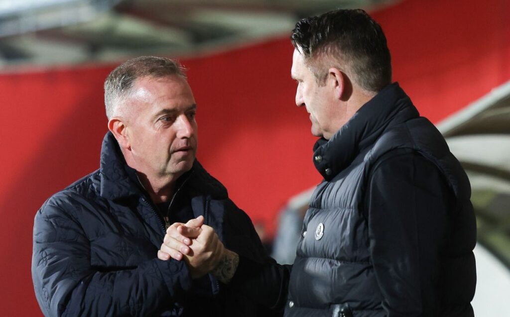 Révész Attila és Robbie Keane