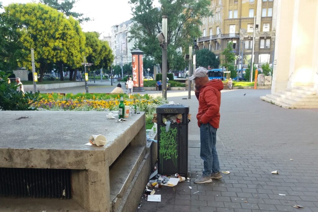 budapest szemét