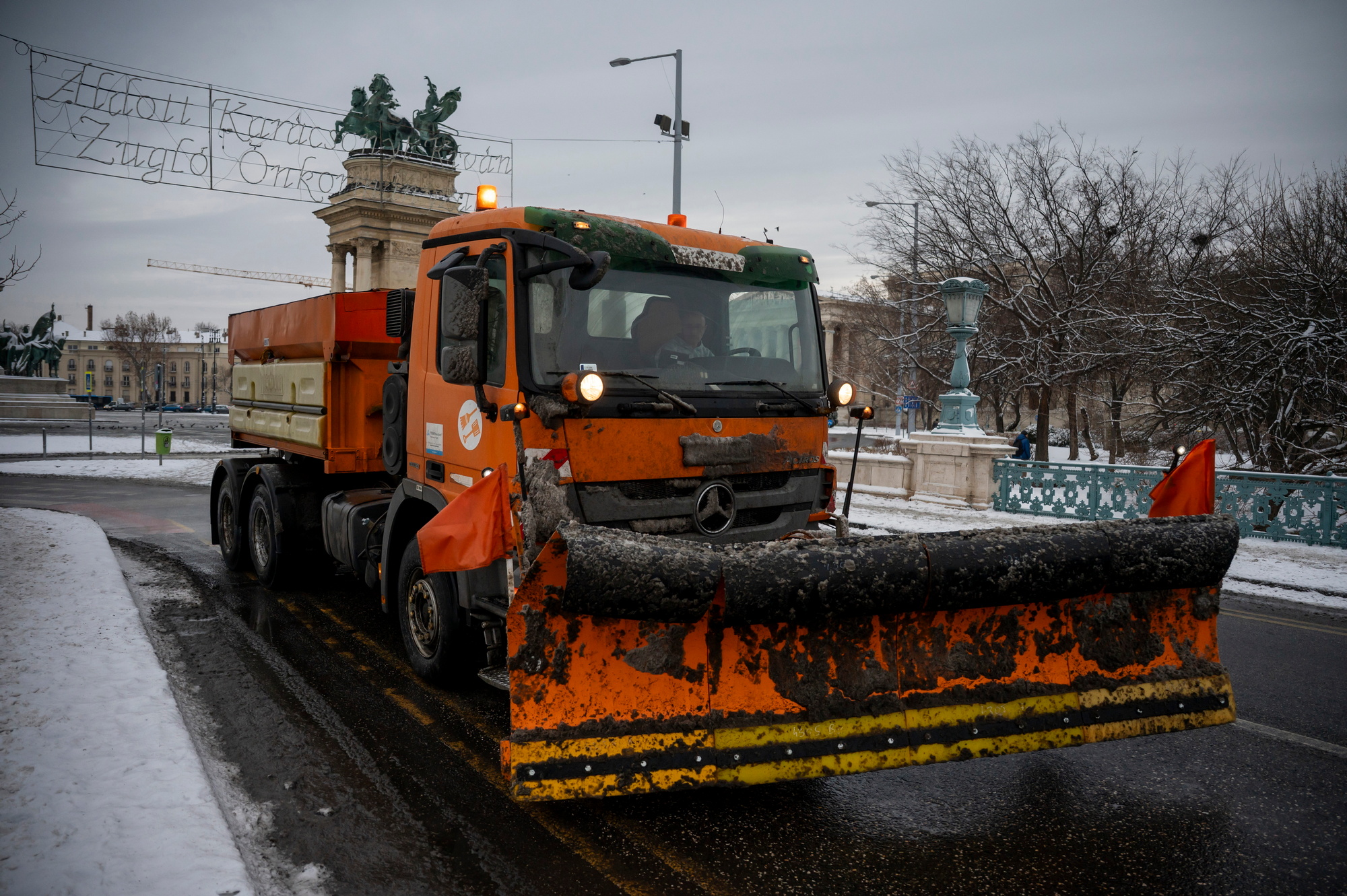 Havazás Budapesten tél