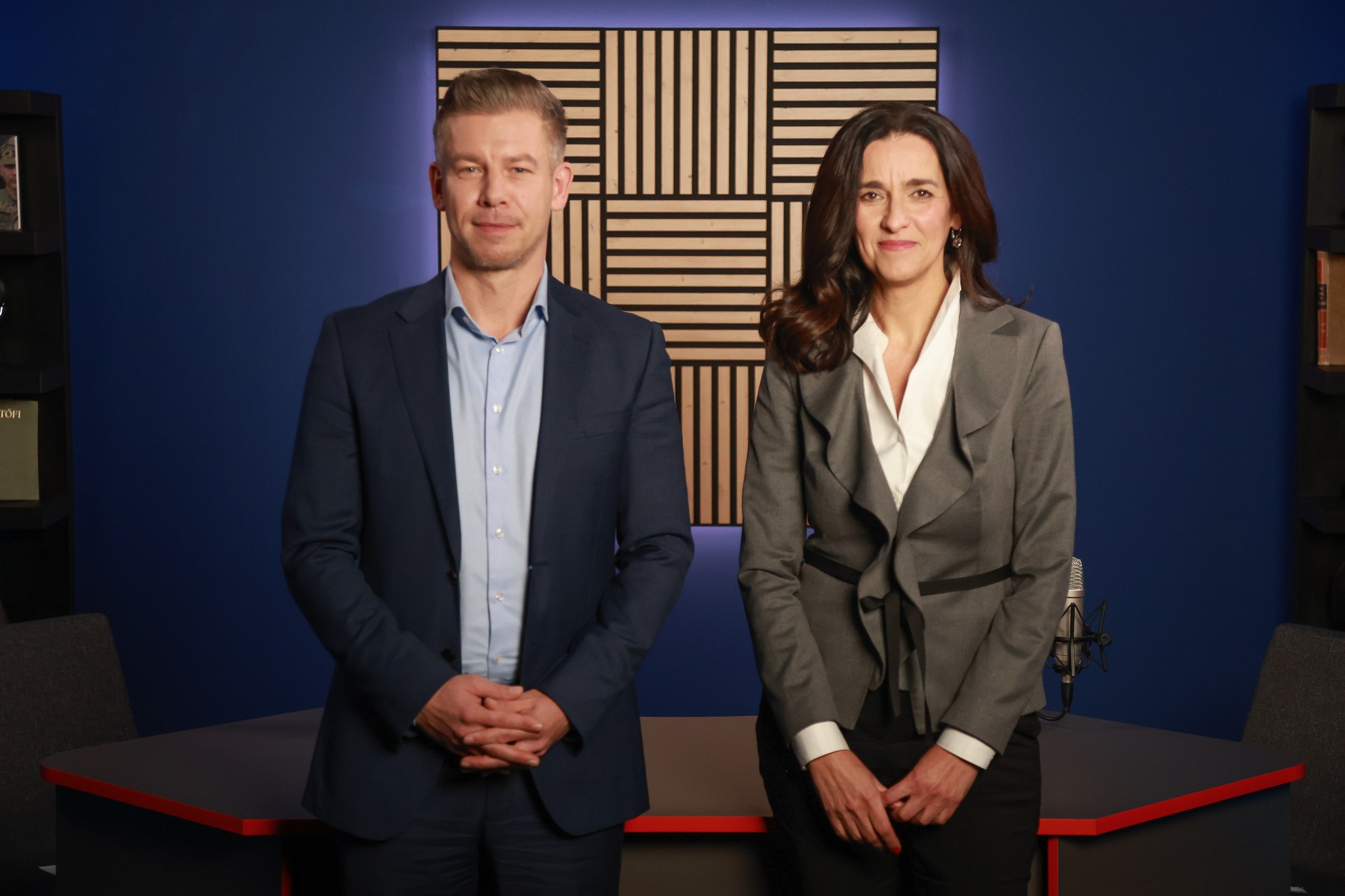 Orbán Anita és Magyar Péter - Fotó: Facebook / Orbán Anita