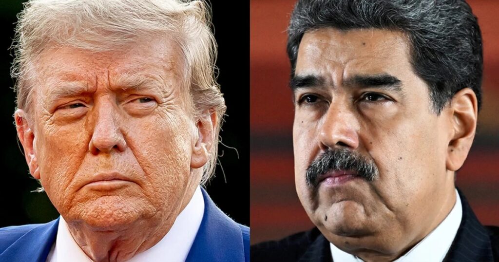 Donald Trump és Nicolás Maduro