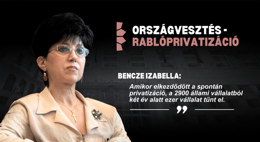 országvesztés rablóprivatizáció