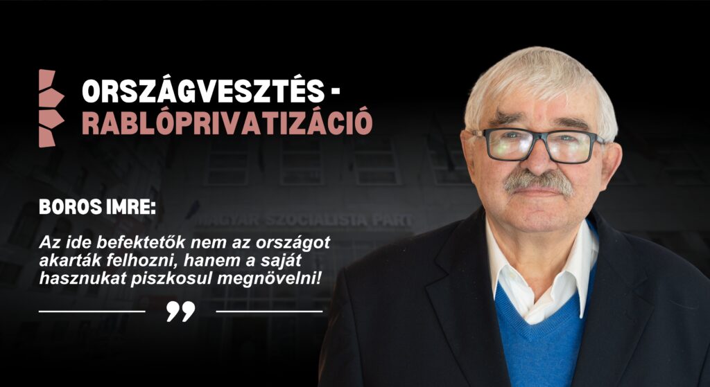 országvesztés rablóprivatizáció