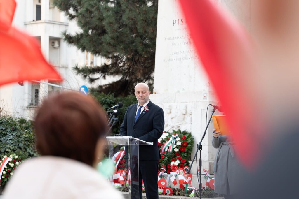 dr. Łukasz Piebiak, Lengyelország korábbi igazságügyi miniszterhelyettese, a Jogászok Lengyelországért egyesület elnöke