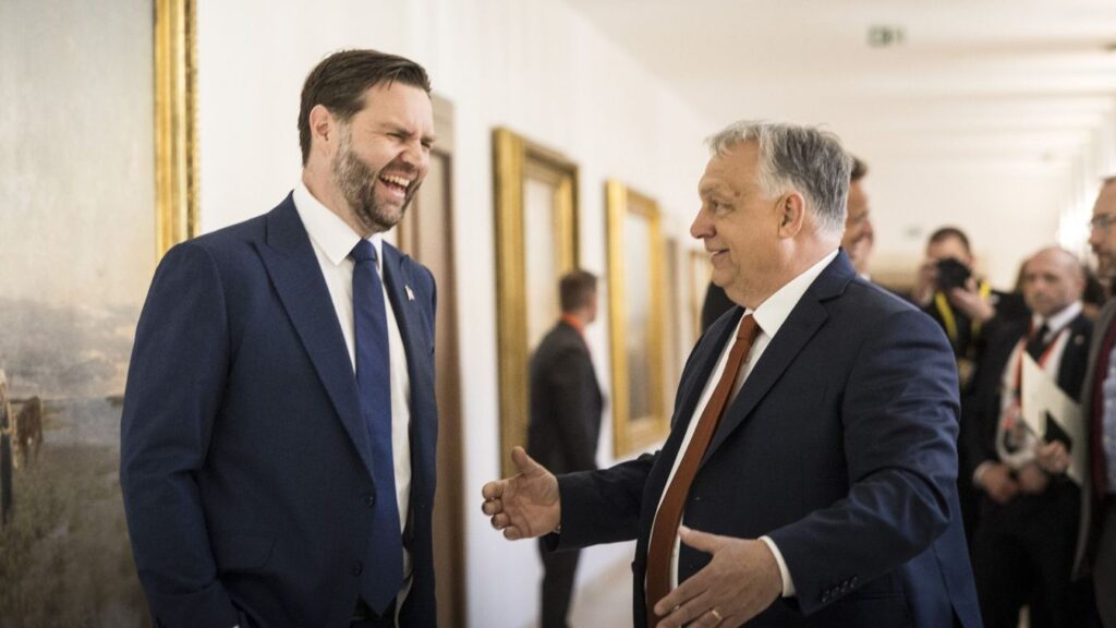 Orbán Viktor és J. D. Vance