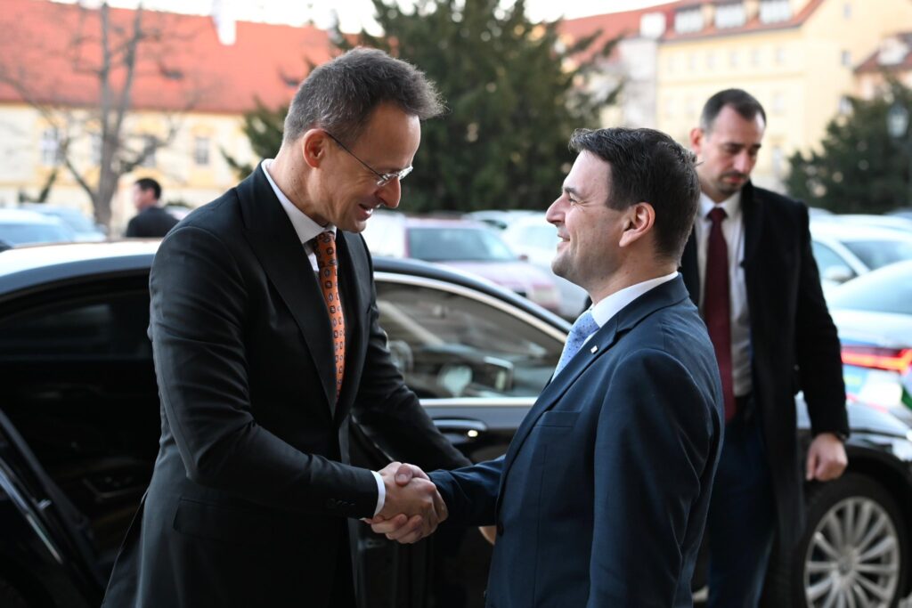 Petr Marcinka Szijjártó Péter