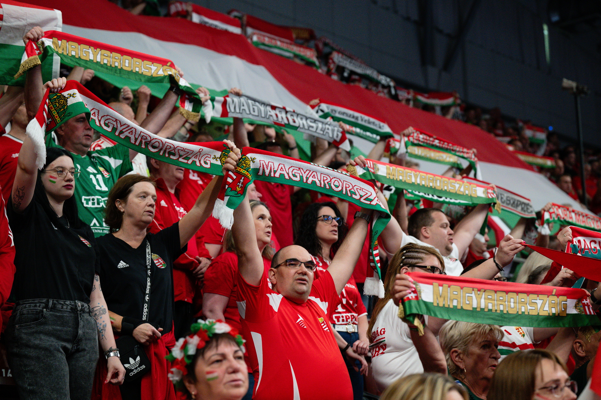 Férfi kézilabda vb-selejtezõ - Magyarország-Szerbia szurkolók