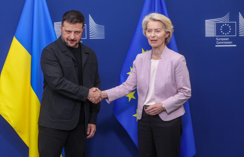 VON DER LEYEN, Ursula; ZELENSZKIJ, Volodimir