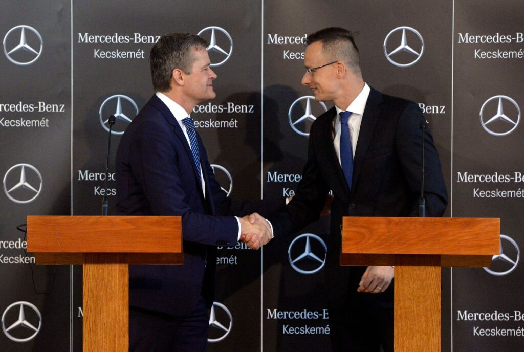 Mercedes-gyár - Szijjártó Péter