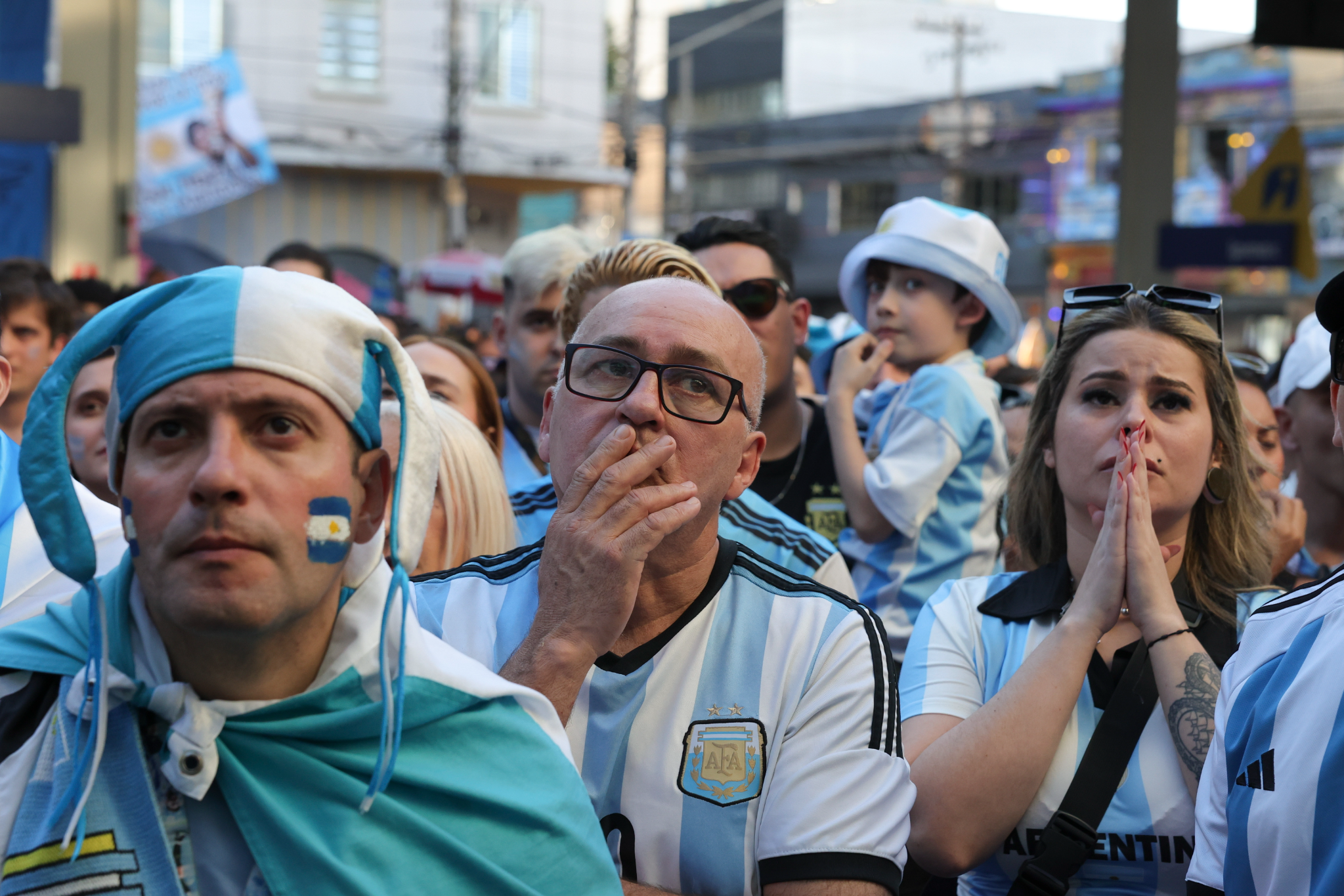 argentín-szurkolók