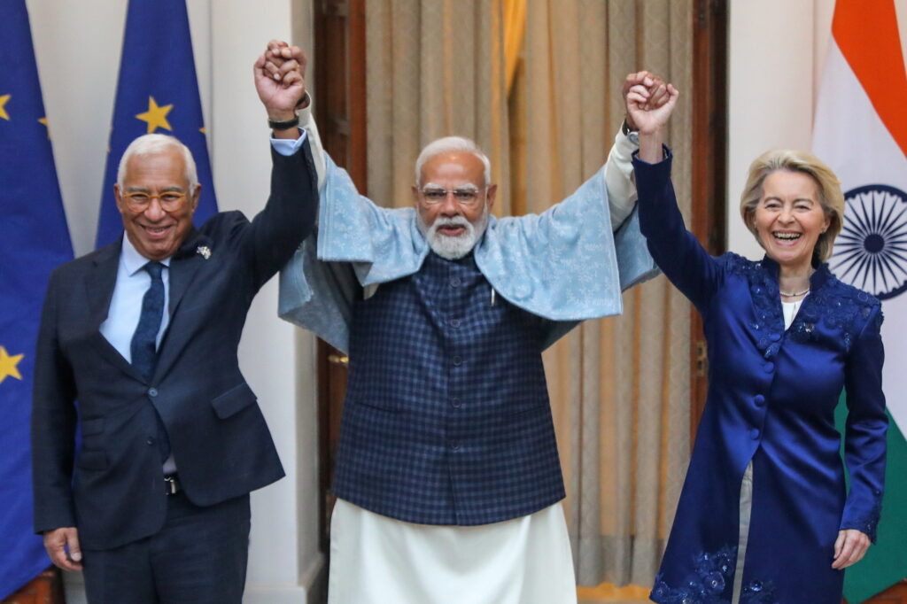 VON DER LEYEN, Ursula; COSTA, António; MODI, Narendra