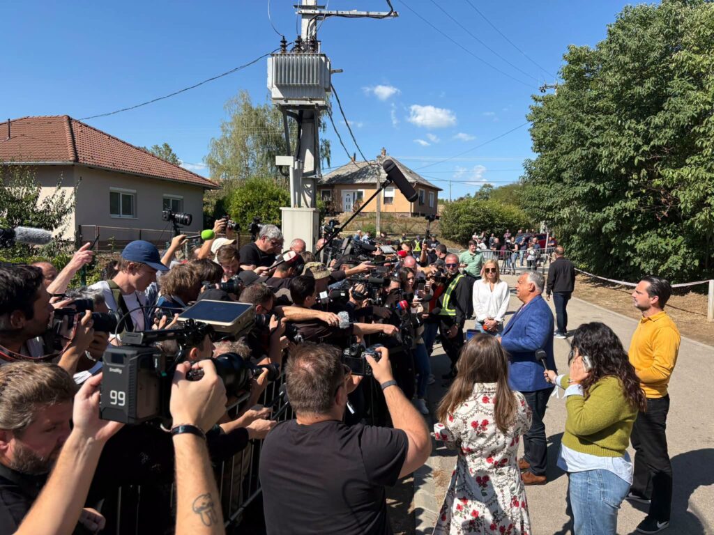 Orbán Viktor a kötcsei pikniken 2026